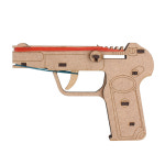 장난감 고무줄 총 안중근 의사의 총 1 초등학교 돌봄교실 나무조립 DIY 만들기 키트 : 더비츠로