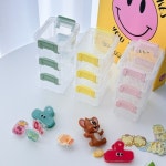 3단 투명 미니정리함 데스크정리함 소품정리 : 샤샤MARKET