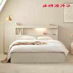 라자가구 스위트 LED 숨쉬는 서랍 수납 침대프레임 슈퍼싱글 SS 화이트 : 라자가구