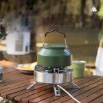 캠핑주전자 아웃도어 캠핑 물 스테인레스 스틸 티팟 커피 야외 하이킹 배낭 여행 조리기구 1.6L : 이나링마켓