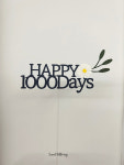 [스위트레터링] 해피 1000일 천일 케이크 꽃 토퍼 기념일 촬영소품 : SWEET MOMENT