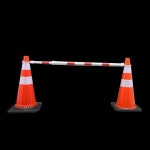 중앙분리대 가드레일 펜스 봉 안전펜스 방호벽 70cm 고품질 PVC 반사 도로 콘 : 미느딩