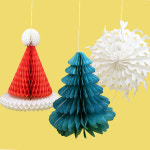 크리스마스장식 소품 종이 행잉 데코 3종세트 : 빈스메이드