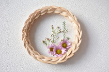 라탄 인테리어 소품 장식품 리스 크리스마스 장식 가능 : 곰손 라탄 소품