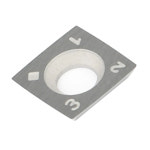 FOXBC 카바이드 인서트 제트 파워 매틱 1791212 및 스파이럴 쉘릭스 헤드 플래너 조인트 15mm 10개 : 러닝펭귄