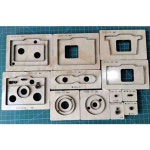 다이 금형 가죽 금속 공예 커팅 가죽가방부자재 카드 홀더 디자인 가죽공예 DIY 중공 : 더 미래모