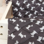 단면2인치 다이아누빔안지_퍼피블랙 : 패브릭샵