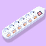 대산 코드선 개별 멀티탭 6구 1.5m 3m 5m 멀티 콘센트 : 생활용품도소매 사보자