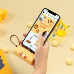 카카오프렌즈 힙스터 도킹형 보조배터리 5000mAh (C타입/8핀) 춘식이 : 주식회사 리튬포어스