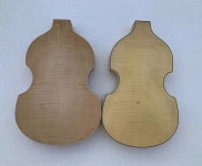 베이스기타 일렉트릭 커스텀 호프너 4 현 베이스 기타 플레임 메이플 뒷면 및 옆면 부품 바디 주식 할인 : 아비뉴