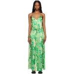 가니 그린 맥시 드레스 F7927 Lily Green 232144F055000 : 페칭