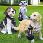 강아지 조형물 강아지 태양광 조명 정원등 장식품 조경 : 다이로마켓