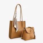 Solluna Reversible Tan Brown Beige 토트백 파우치 780N : SMART PICK