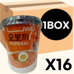 요뽀끼 컵볶이 매콤달콤컵라볶이 145g 16개 1박스 : 덕구마켓25