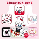 산리오 헬로키티 한정판 쁘띠 타올 45주년 프리미엄 콜렉터 기념 손수건 : 미옹