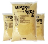 설담 비정제원당15kg (5kgx3개) 비정제설탕 : 록산하우스