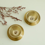 명성유기 방짜 술잔받침 1p : 명성유기