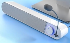 컴퓨터 스피커 PC 게이밍 사운드바 블루투스 USB AUX : hipseck