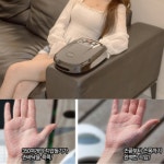 손 안마기 온열 손목 무선 진동 손 마사지기 지압 손가락 핸드 기계 기기 수지침 : 멍킷리스트