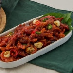 국물닭발 무뼈닭발 전문점 맛집 불맛 매운맛 300g : 호바기네