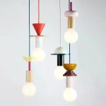 빈티지 팬던트 조명 북유럽 램프 목재 LED 펜던트 주방 홈 장식 행잉 레스토랑 : 로이맘연구소