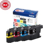 형제 공업 [brother 순정] 잉크 카트리지 4색 팩 LC113-4PK 대응 형번:MFC-J6975CDW, 외 : -필로티-