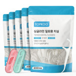 탑쿠 일회용치실 치간칫솔 1020개입+휴대용 케이스 : 탑쿠