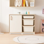 바구니서랍장 모듈수납장 아이방 도어형 장난감 대형 높은 : 리빙하우징