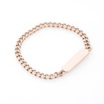 골드 바 팬던트 모던 심플 베이직 체인 반지 14K 18K 링 선물 : HERCHA MALL