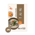 고향식품 쿡앤라이프 통영 굴국 500g x 3팩 시원한 맛 간편식 : 쿡 앤 라이프