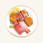 홈마카세 참치 단새우 성게알 감태 참다랑어 뱃살 우니 아마애비 새우 : 스노우씨푸드