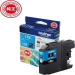형제 공업 [brother 순정] 잉크 카트리지 시안(대용량) LC115C 대응 형번:MFC-J6975CDW, 외 : -필로티-