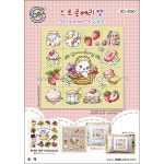 스트로베리캣-Strawberry Cat(so-3250) 도안만 : 십자수센스