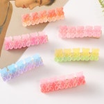 젤리핀6종세트 집게핀 데일리 머리핀 헤어삔 : 들꽃하우스