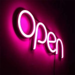 OPEN 간판 LED SIGN 오픈 클로즈 &amp; 첨부 점멸 설정 가능 카페 다방 레스토랑 바 : 사당엠알오