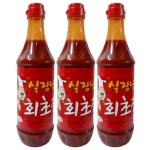 움트리 실장님 회초장 1kg  3개 횟집초장 : 반샐리