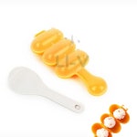 3단 주먹밥틀 소풍 도시락 샤리 메이커 동글동글 꾸미기 아기주먹밥틀 : LI-V