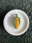 야채키링 양모펠트 과일 채소 키링 감자 바나나 베이커리 프레즐 크로와상 네잎클로버 완두콩 : 러브유어클로젯