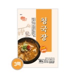 고향식품 쿡앤라이프 청국장 400g x 3팩 간편식 즉석식품 진한 맛 : 쿡 앤 라이프