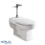 월드바스 F/V 양변기 플러시 플러쉬 후레쉬 밸브형 학교 관공서 상가 마트 WB-310 : 세모난집