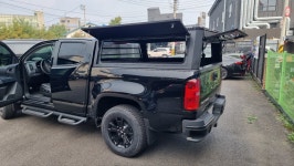 콜로라도 포드레인저 와일드트랙 랩터 국산  미산 캐노피하드탑 와일드트렉 픽업트럭 적재함커버 차박 4면오픈 루프탑텐트 꼬리텐트 : 형제지프