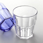 PC 팔각컵 투명 카페 다회용컵 업소용 플라스틱 물컵 250ml(9온스) : 핸썸키친