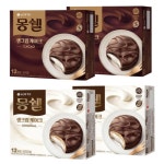 롯데웰푸드 롯데 몽쉘통통 생크림케이크 카카오 오리지널 408g 각2개씩 4곽 : 스킨베스트셀러
