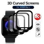 샤오미 미워치 보호필름 123pc 3D 전체 화면 Xiaomi Mi Huami Bip : 쇼핑위즈덤