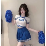 치어리딩의상 단체 걸그룹 여성 스커트 댄스 응원단복 : 유얼쇼핑