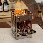 접이식 화목난로 캠핑 유투버 화로대 숯불구이 고구마 : 베로니카리테일