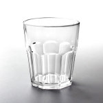 PC 팔각컵 투명 카페 다회용컵 업소용 플라스틱 물컵 250ml 9온스 : 핸썸키친