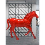 말 조각상 말모형 동상 거실장식품 재운마 재물복 : 치치몰4