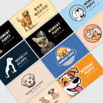 애견샵 동물병원 애견미용 명함디자인 명함제작 : 이날디자인제작소