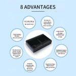 DC1018P DC 전원 공급 치 USB POE LAN 인터페이스 출력 준비된 EU / 플매트 카펫 러그 5V 10400MA : 무궁화 스토어